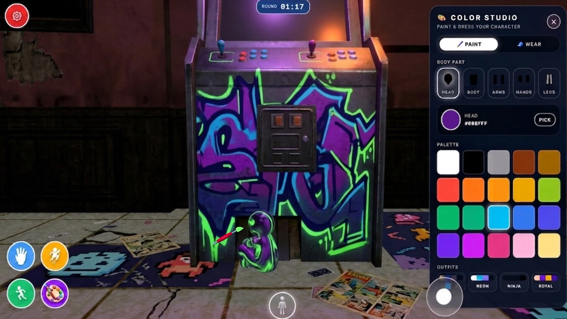 Chameleon Hide Online Game screenshot